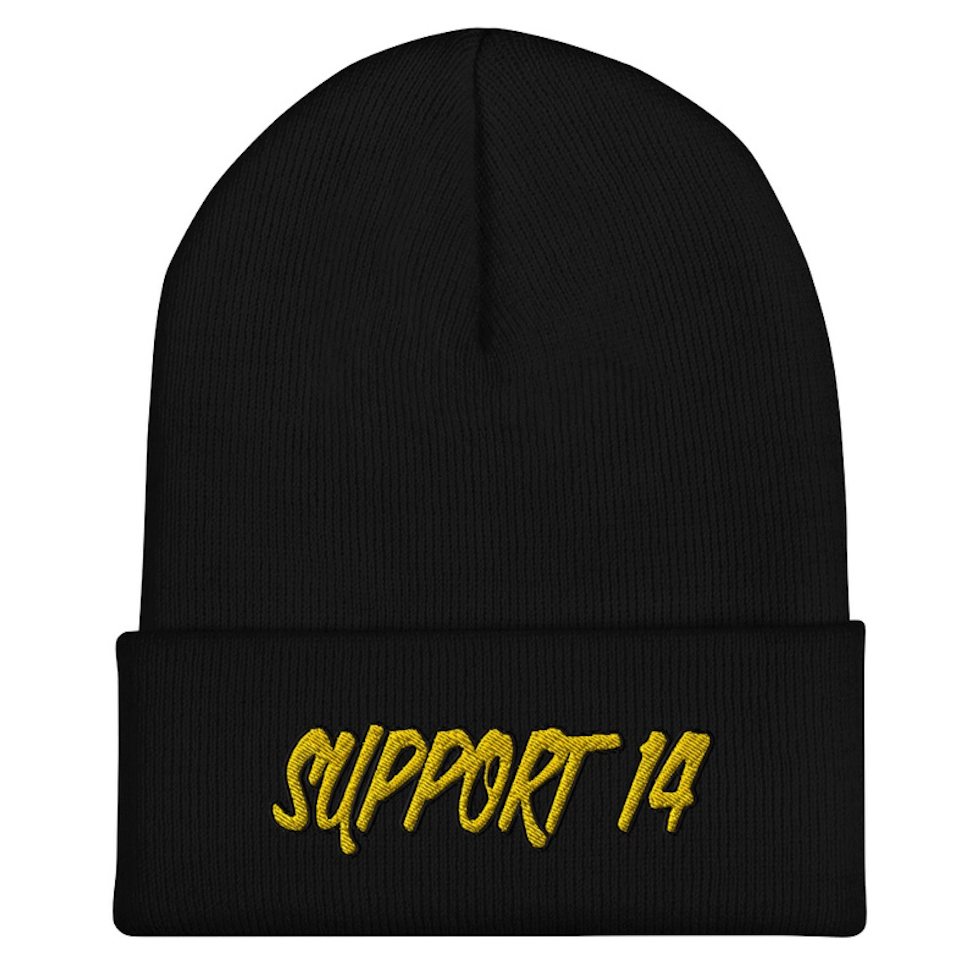 Nuggets Support 14 Embroidered Beanie 